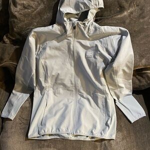 Phoenix Hot Chocolate Run Light Gray Hooded Jacket